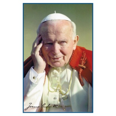 Carte Prière : Neuvaine à saint Jean-Paul II