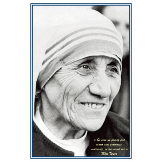 Carte prière : à Mère Teresa 