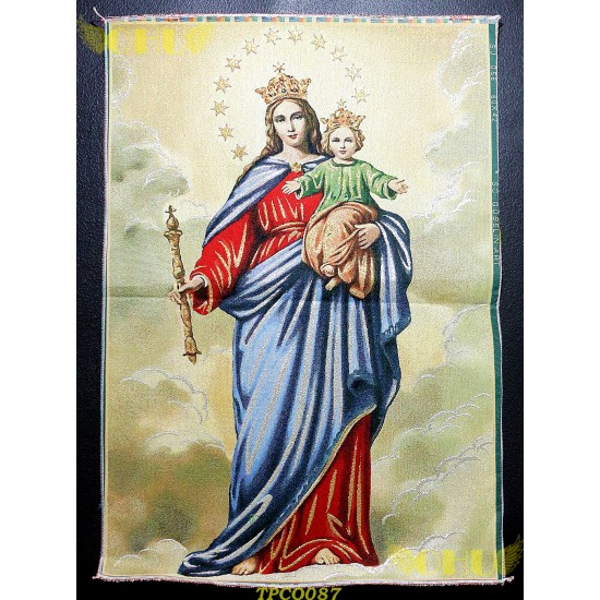 Tapisserie : Marie avec enfant Jésus